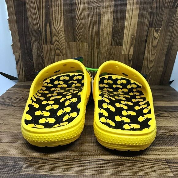 Crocs Classics Wu-Tang Clan Slides Yellow Black 207760-731 Men\'s Size 9/ W 11 main image 6